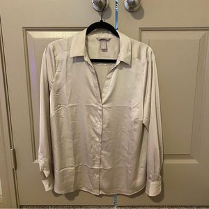 H&M silk dress shirt